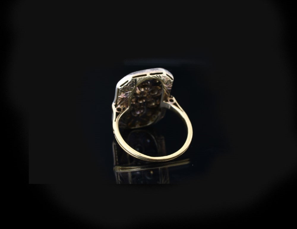 Vintage Platinum Diamond Ring c1960s - fk gems