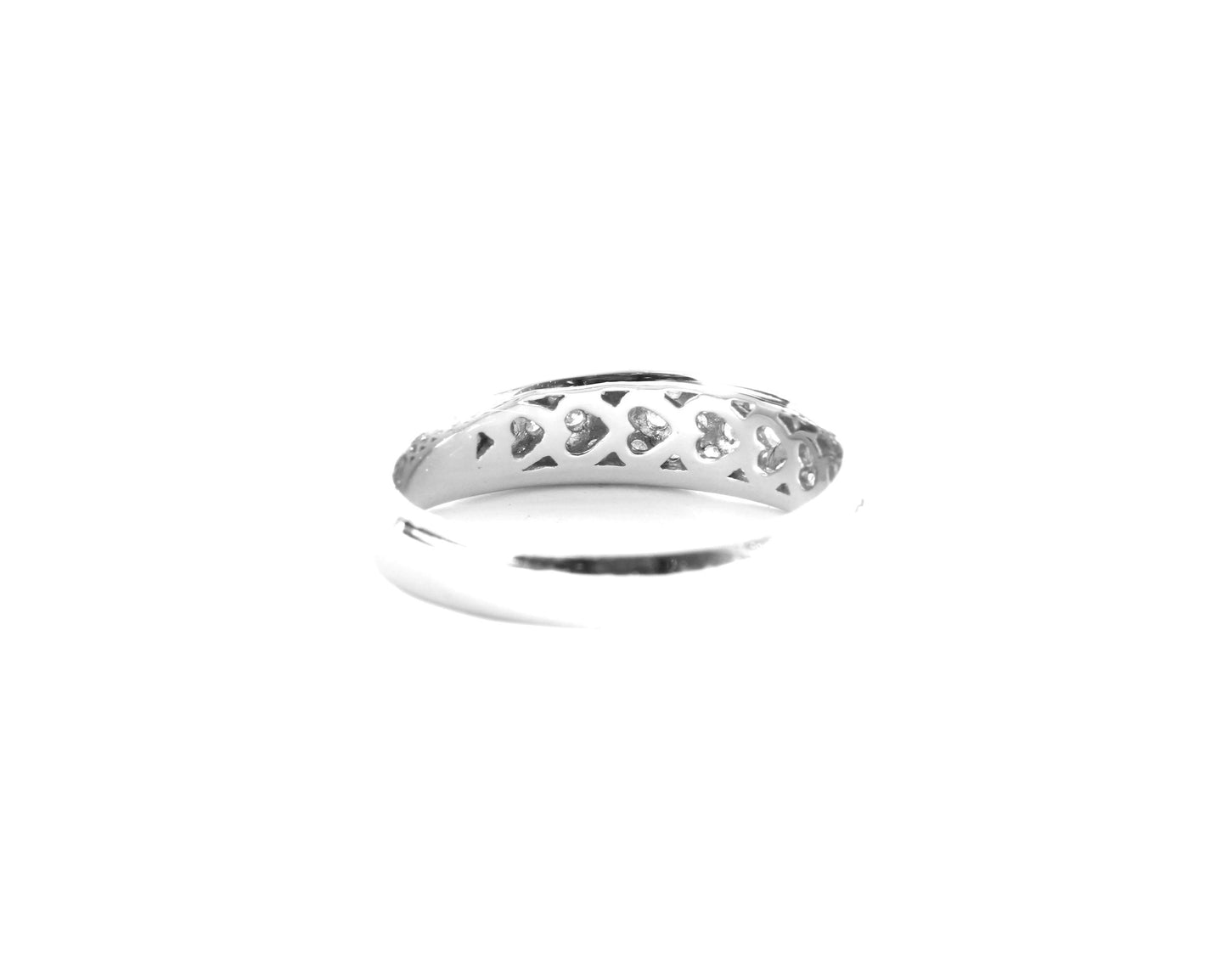 Diamond Engagement Ring in Platinum size 7 US, N UK - fk gems