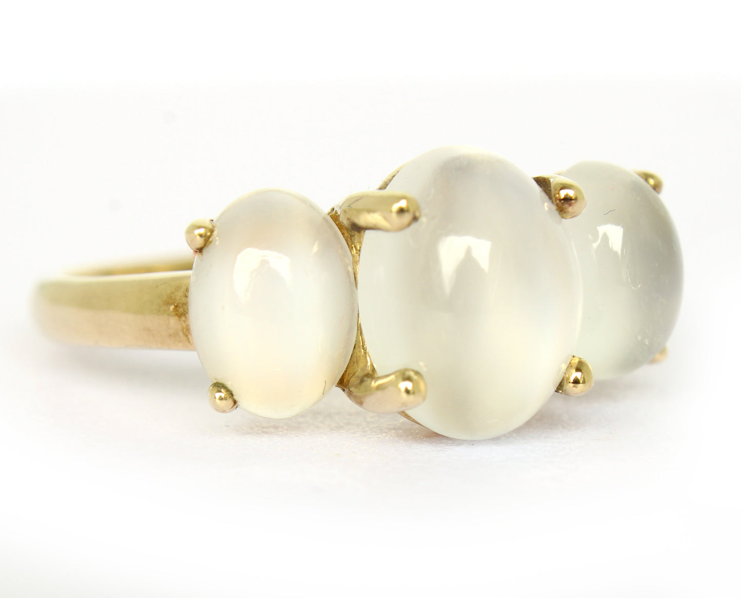 Moonstone Gold Ring Size 7 US (N 1/2 UK)