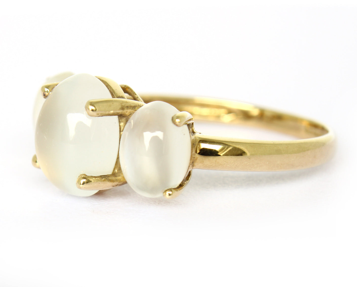 Moonstone Gold Ring Size 7 US (N 1/2 UK)